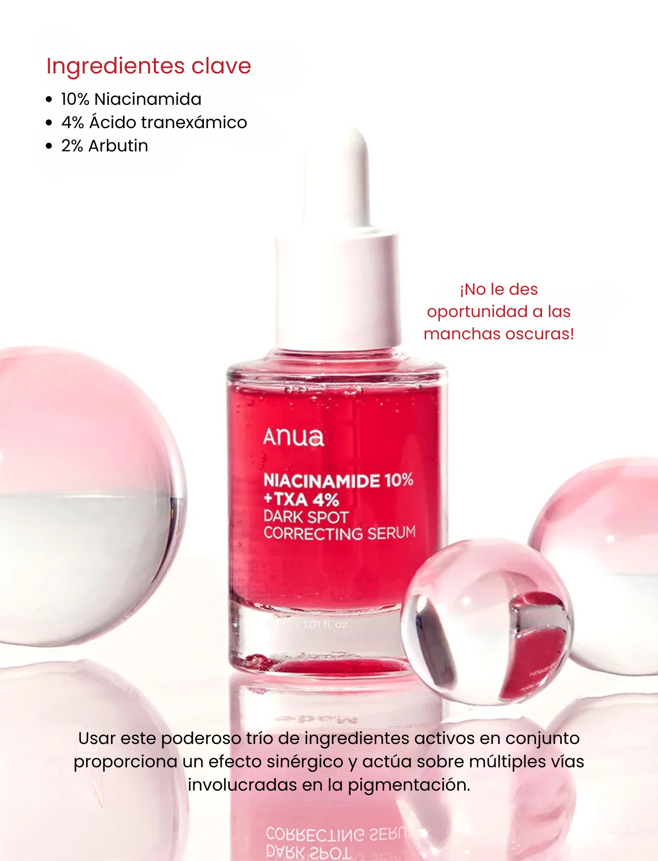 ANUA - Niacinamide 10% + TXA 4% Serum 30 ML | Suero antimanchas