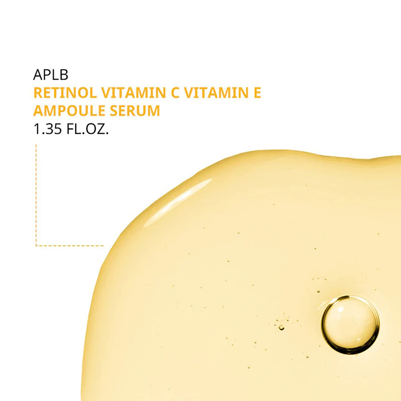 APLB - Retinol Vitamin C Vitamin E Ampoule Serum 40 ML | Suero antiedad e iluminador