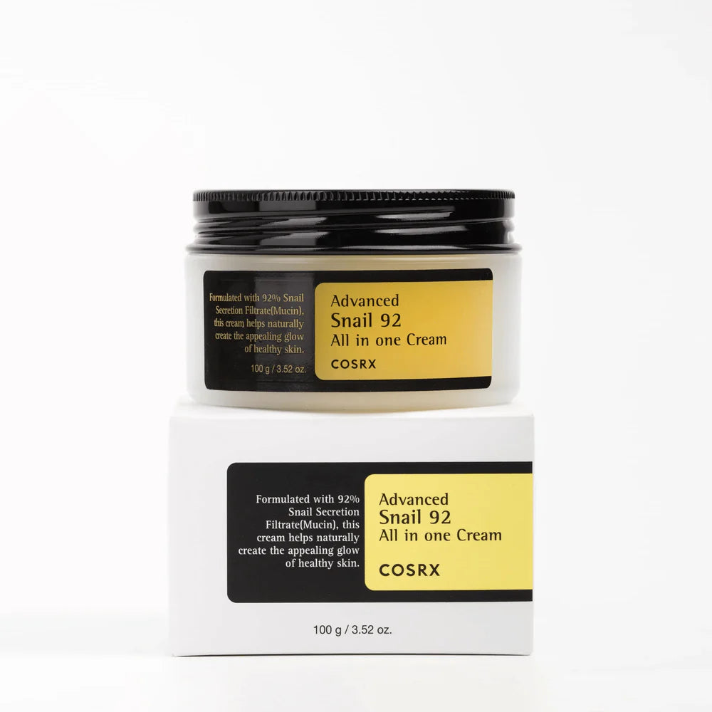 COSRX - Advanced Snail 92 All In One Cream 100 GR | Crema hidratante reparadora