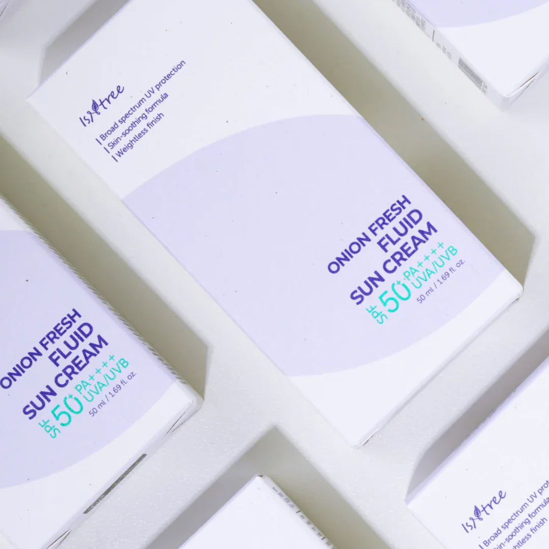 ISNTREE - Onion Fresh Fluid Sun Cream 50 ML | Protector solar ligero y calmante