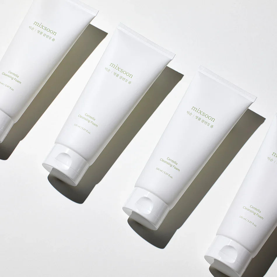 MIXSOON – Centella Cleansing Foam 150ML | Limpiador facial calmante con centella
