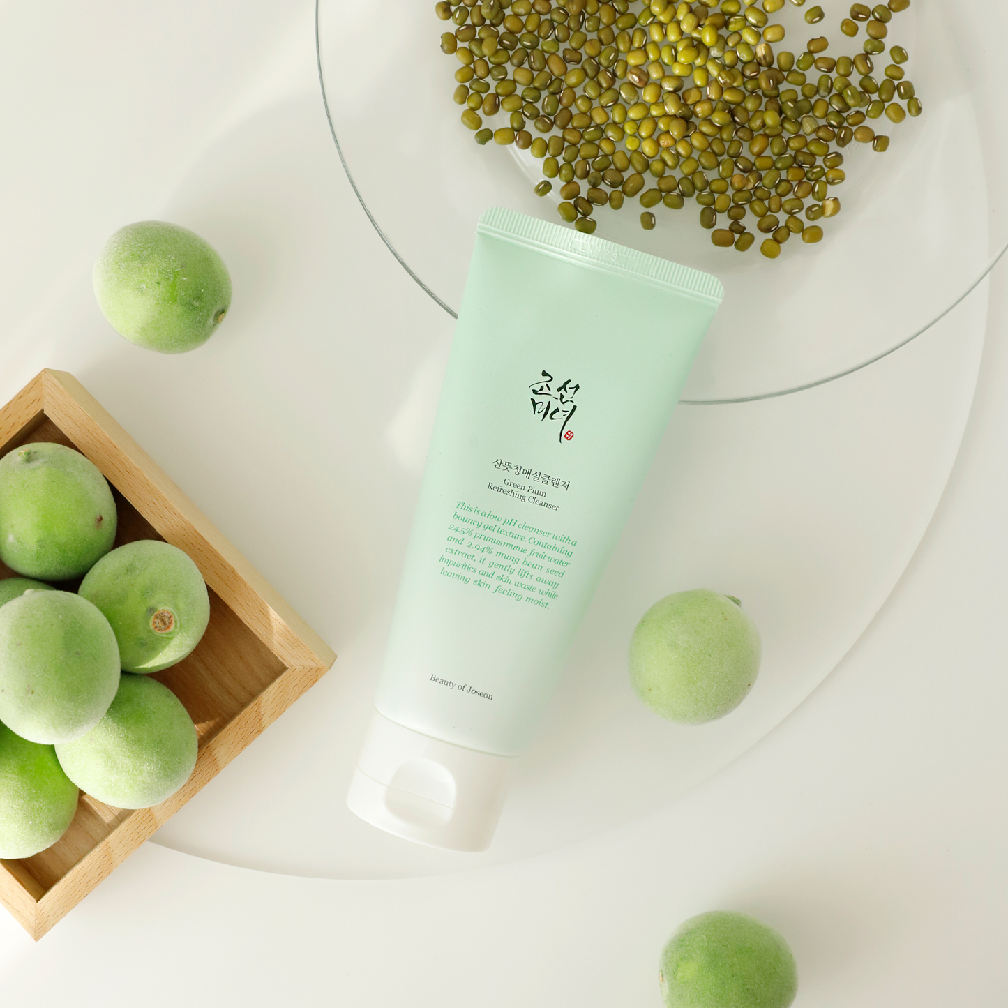 BEAUTY OF JOSEON - Green Plum Refreshing Cleanser 100 ML | Limpiador facial suave
