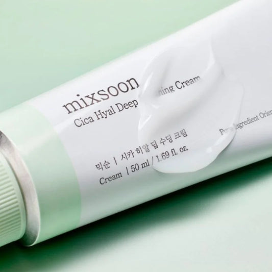 MIXSOON – Cica Hyal Deep Soothing Cream 50ML | Crema calmante e hidratante intensa