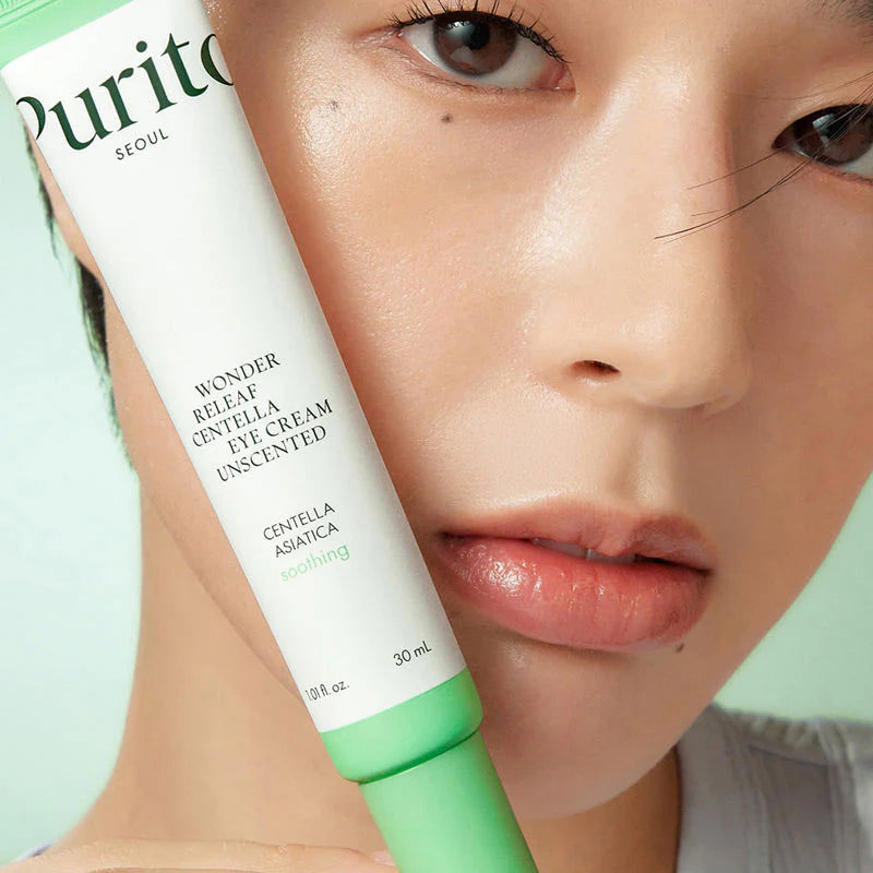 PURITO SEOUL - Wonder Releaf Centella Eye Cream Unscented 30 ML | Contorno de ojos calmante