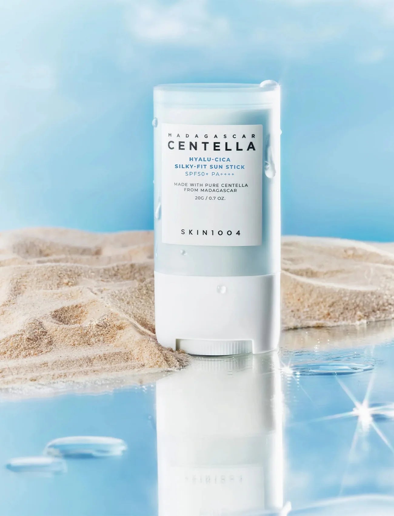 SKIN1004 - Madagascar Centella Hyalu-Cica Silky Fit Sun Stick SPF50+ SPF++++ 20 GR | Protector solar hidratante