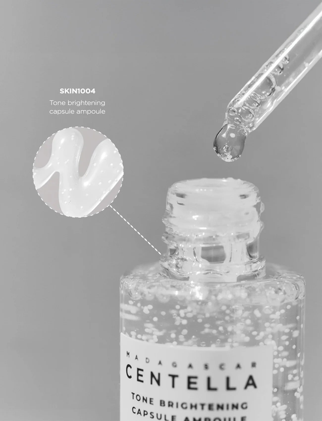 SKIN1004 - Madagascar Centella Tone Brightening Capsule Ampoule 30 ML y 100 ML | Ampolleta hidratante unificadora de tono
