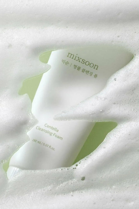 MIXSOON – Centella Cleansing Foam 150ML | Limpiador facial calmante con centella