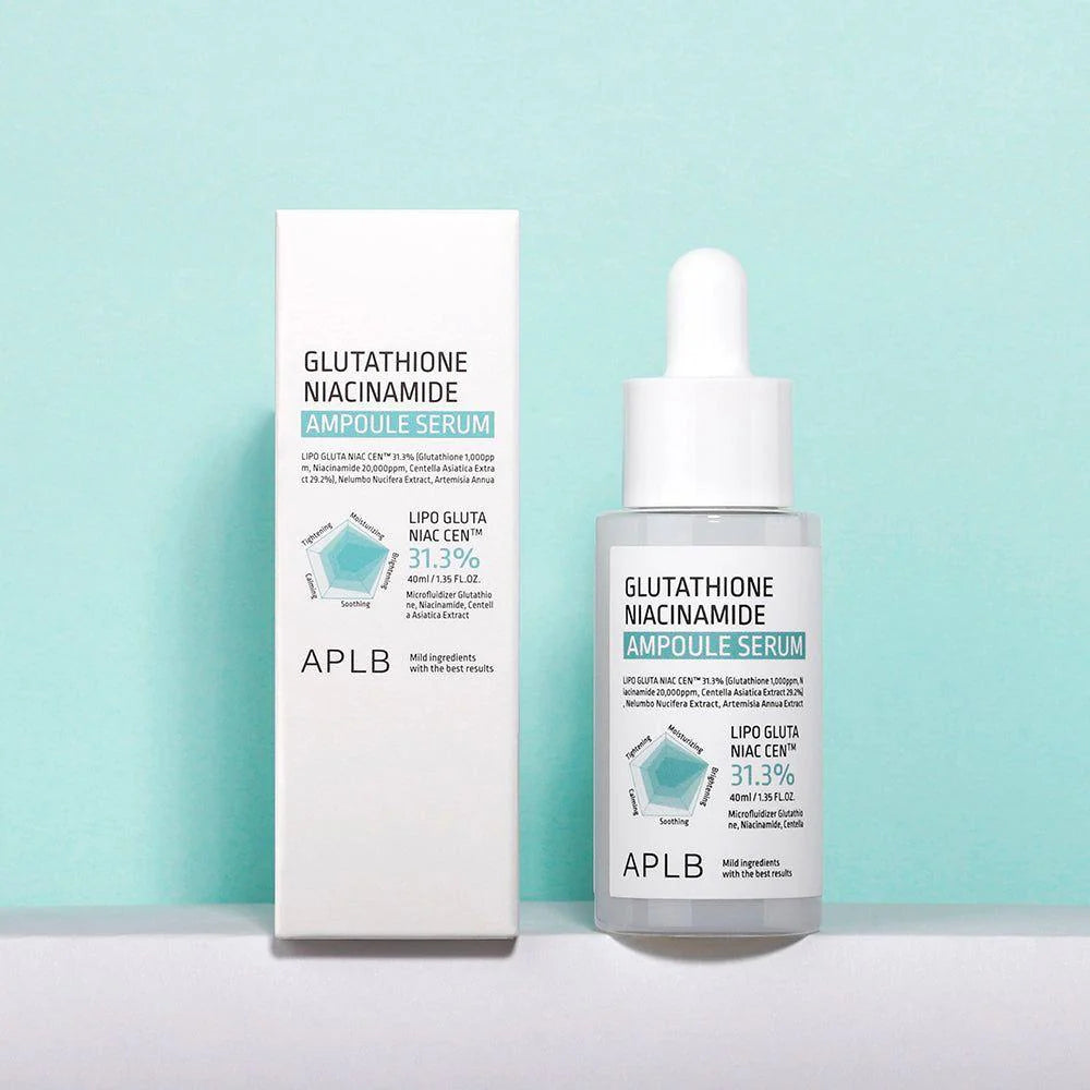 APLB - Glutathione Niacinamide Ampoule Serum 40 ML | Suero hidratante e iluminador