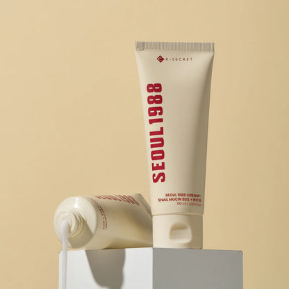 KSECRET - CREAM : SNAIL MUCIN 93% + RICE 100ML | Crema reparadora e iluminadora con baba de caracol