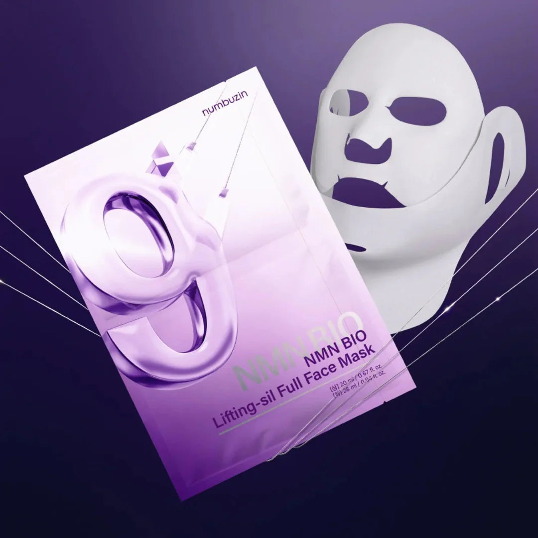 Numbuzin - No.9 NAD+ BIO Lifting-sil mask 1 pieza | Mascarilla reafirmante y antiedad