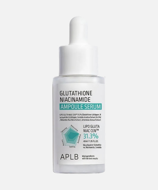 APLB - Glutathione Niacinamide Ampoule Serum 40 ML | Suero hidratante e iluminador