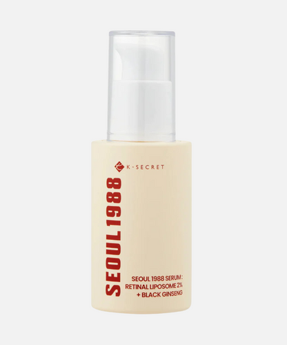KSECRET - Seoul 1988 Retinal Liposome 2% + Black Ginseng Serum 30ML | Suero antiedad y reafirmante con retinal