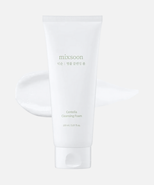 MIXSOON – Centella Cleansing Foam 150ML | Limpiador facial calmante con centella