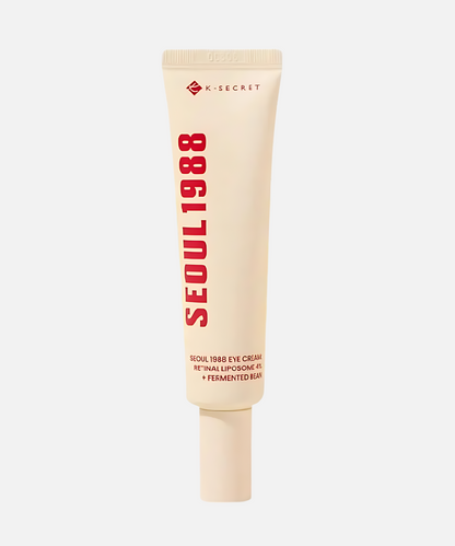 KSECRET Seoul 1988 Eye Cream: Retinal Liposome 4% + Fermented Bean 30ML | Contorno de ojos antiedad e iluminador