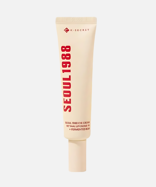 KSECRET Seoul 1988 Eye Cream: Retinal Liposome 4% + Fermented Bean 30ML | Contorno de ojos antiedad e iluminador