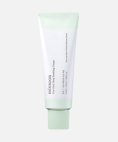 MIXSOON – Cica Hyal Deep Soothing Cream 50ML | Crema calmante e hidratante intensa
