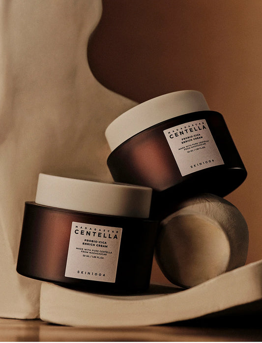 SKIN1004 - Madagascar Centella Probio-Cica Enrich Cream 50 ML | Crema hidratante antiedad y calmante