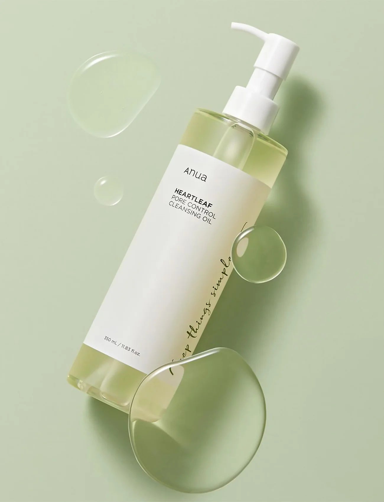 ANUA - Heartleaf Pore Control Cleansing Oil 200 ML | Limpiador facial control grasa