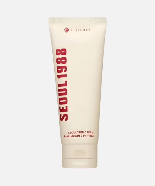 KSECRET - CREAM : SNAIL MUCIN 93% + RICE 100ML | Crema reparadora e iluminadora con baba de caracol
