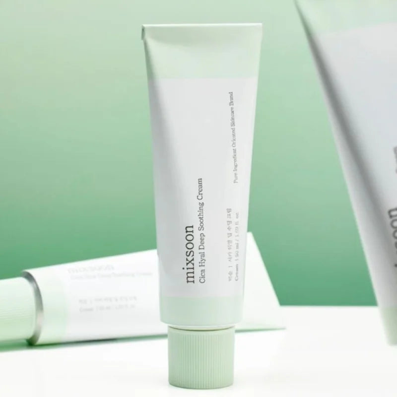 MIXSOON – Cica Hyal Deep Soothing Cream 50ML | Crema calmante e hidratante intensa