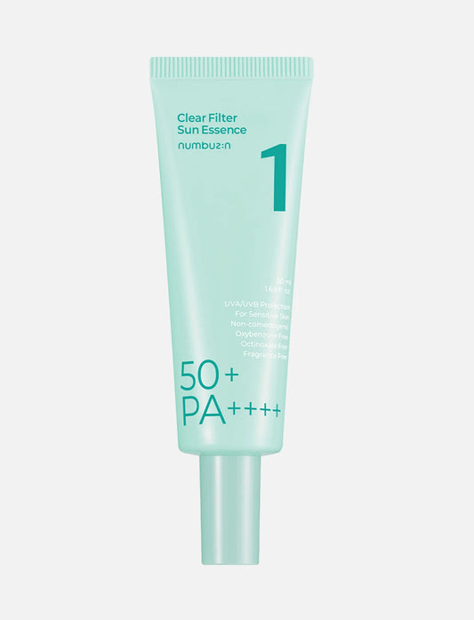 Numbuzin - No.1 Clear Filter Sun Essence 50ml | Protector solar ligero